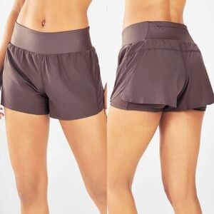 Fabletics Celine Lined Run Short In Shadow Purple Size M Activewear Running